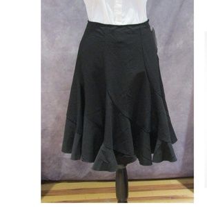 NEW Rampage Black Flounce Flirty Skirt Size 5